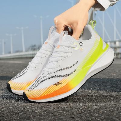 25 Modèles printemps et été, Chaussures de course de compétition à semelle souple et plaque de carbone Chitu 8, véritables chaussures étudiantes à absorption de choc pop-corn 8890