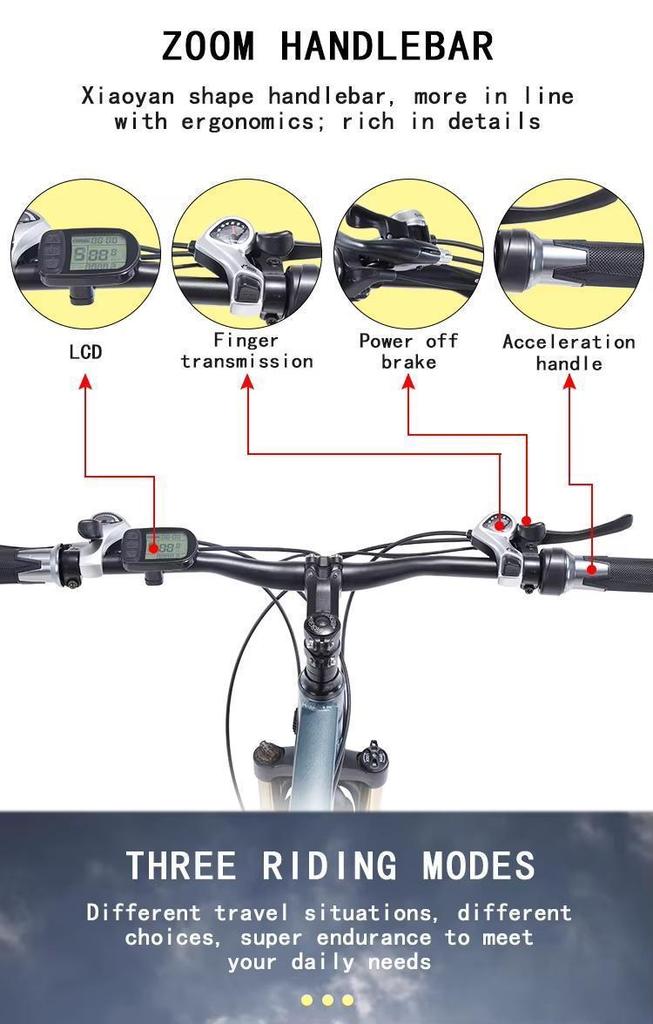 AKEZ 1000W modello Lega di Alluminio Bicicletta Elettrica 21 Velocità Bicicletta Elettrica Per Adulto 29 pollici Mountain ebike Batteria al Litio 48v13AH tragitto quotidiano