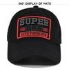 Super stereoembroider peaked cap embroidered baseball cap non-solid colortrendycasual hat men's hat women's hat