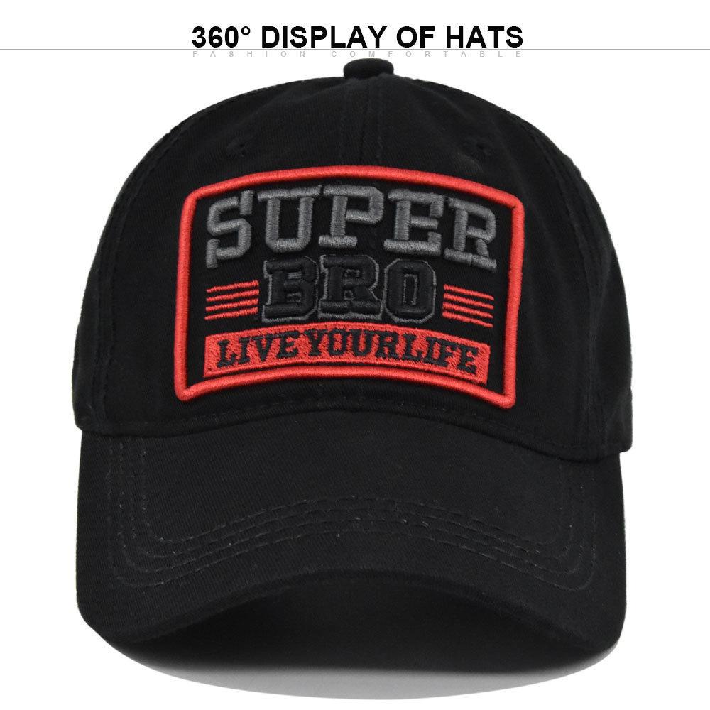 Super stereoembroider peaked cap embroidered baseball cap non-solid colortrendycasual hat men's hat women's hat