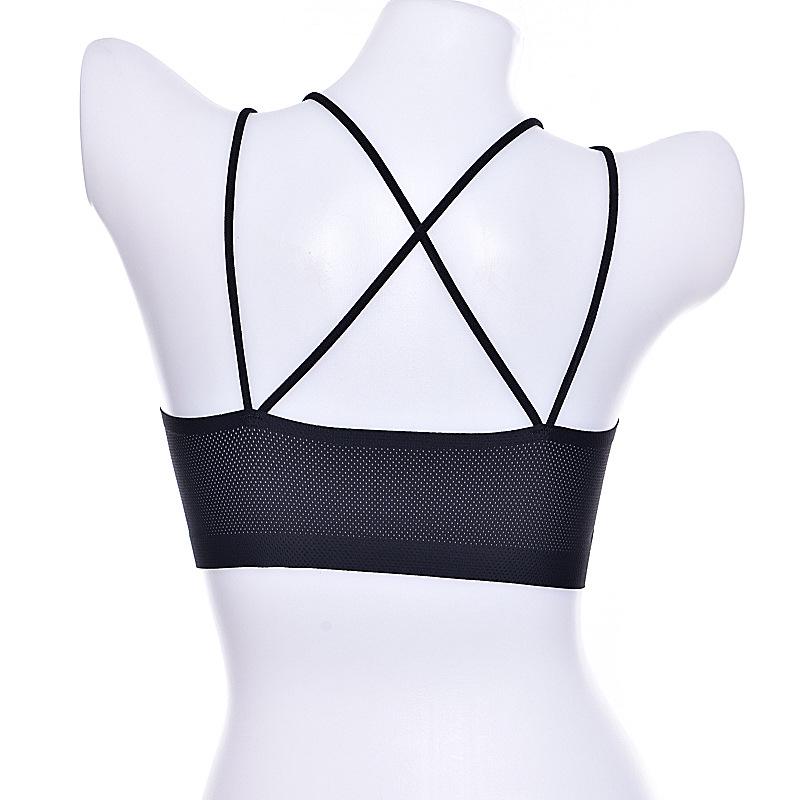 Anfen Miao Ice Silk Seamless Bandeau: Breathable, Anti-Exposure, Beautiful Crossed Back Top.