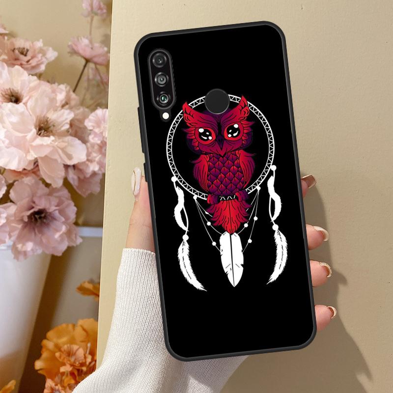 Dream Catcher Feather Wolf For Huawei Nova Y70 Y91 Y61 Y73 Y72 Y90 Y60 12s 12i 11i 8i 9 10 SE P40 Lite P30 P60 Pro Case