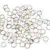 20Pcs 8Mm Small Silver Ring Closed Ring Diy Hand-Made Key Chain Bracelet Connecting Ring Hanging Ring Material