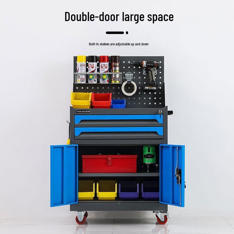 Mobile Tool Cart and Workbench for Auto Repair and Maintenance