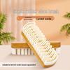 Soft Rubber Bristle Suede & Nubuck Shoe Cleaning Brush for Stain Removal On Snow Boots