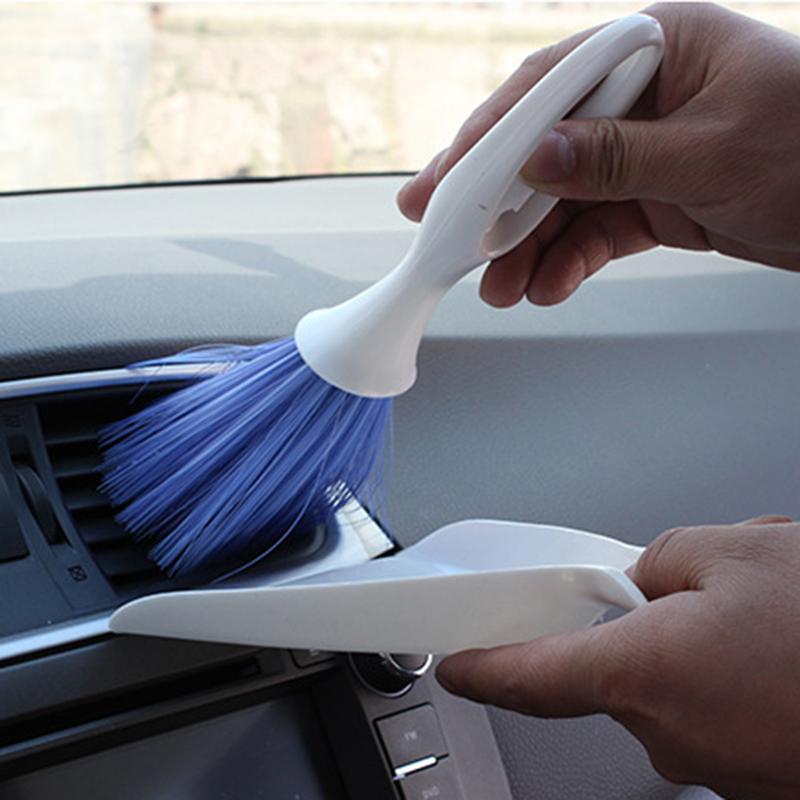 Car Interior Brush Hangable Car Vent Cleaner Car Interior Duster Reusable Air Vent Cleaning Tool Interior Cleaning Brush For