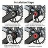 Cycling Bicycles Crank Side Cover Protector Suitable for Standard Groupset High Strength Aluminum Alloys Construction