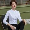 Women's Stand Collar Anti-Wrinkle Long Sleeve Shirt
