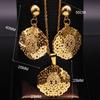 Islam Flower Stainless Steel Jewelry Sets for Women Gold Color Necklace Set Jewelry eensemble de bijoux en acier inoxydable luxe