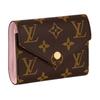 Louis Vuitton Πορτοφόλι Victorine Μονόγραμμα Καφέ Καμβάς/Ροζ Μπαλερίνα Ροζ Γυναικεία Πορτοφόλια M62360