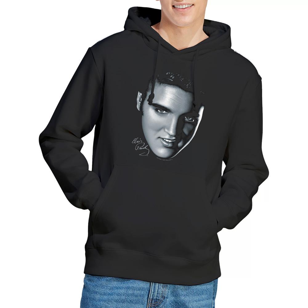 Elvis Presley Unisex Adult Big Face Hoodie