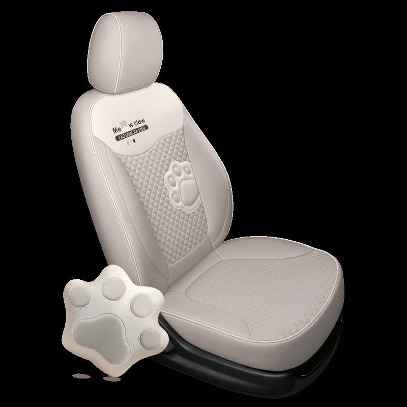 All-Season Cotton Linen Seat Cushion for Changan Benben - Universal Fit, Five-Seater, Year-Round Comfort