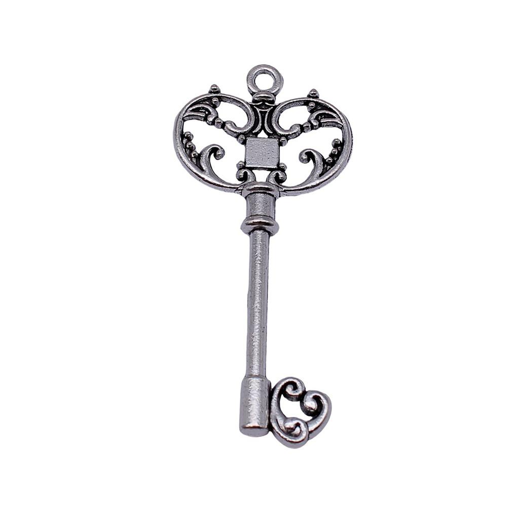 Key Charms Multi Color Alloy Key Tools Pendants For Gothic Themed Jewelry