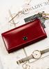 Women's leather wallet PTN 1680144-TVT-6592 Red