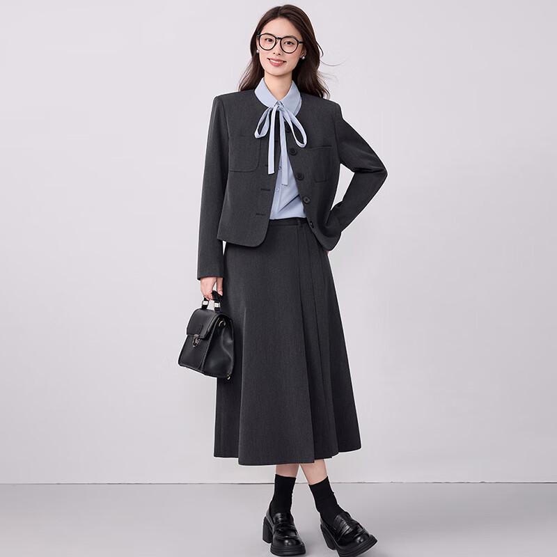 Treuilman Women s Chic Office Suit Two-Piece Set M