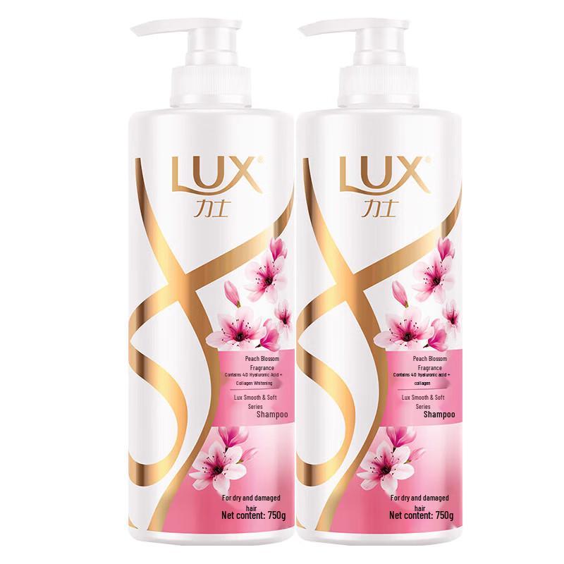 Lux Spring Peach Blossom Fragrance Shampoo (750g x 2)