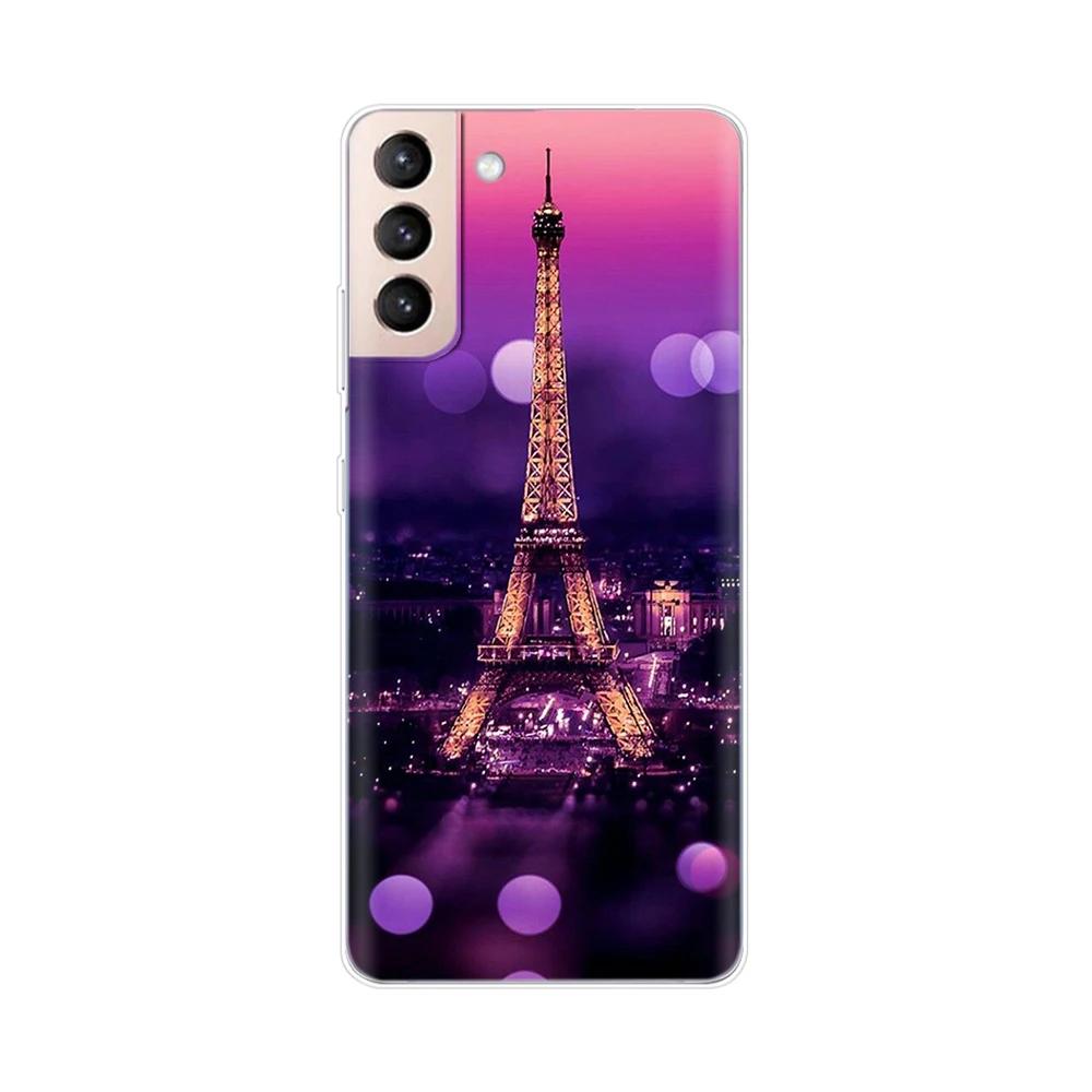 For Samsung Galaxy S21 S 21 FE Plus Case Soft TPU Phone Back Cases Cover for Samsung S21 Ultra GalaxyS21 Silicone Phone Case