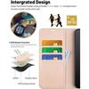 Coque de protection - BOOLING - pour Samsung Galaxy S24 FE - Cuir Synthétique Doré - Antichoc - Porte-Cartes