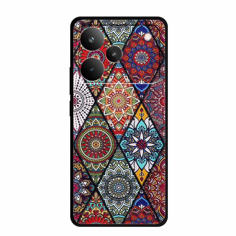 3D Hoesje Voor Realme P4 Pro 5G Telefoonhoesje P4Pro Coque Reliëf Bloemen Siliconen Zachte Achterkant Voor Realme P4 Pro Hoesje P 4 Pro