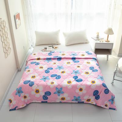 Schöne Blumendruck-Bettdecke Weich Atmungsaktiv Und Bequem Mit Blumendruck Waschbare Gesteppte Tagesdecke Für Schlafzimmer Gästezimmer