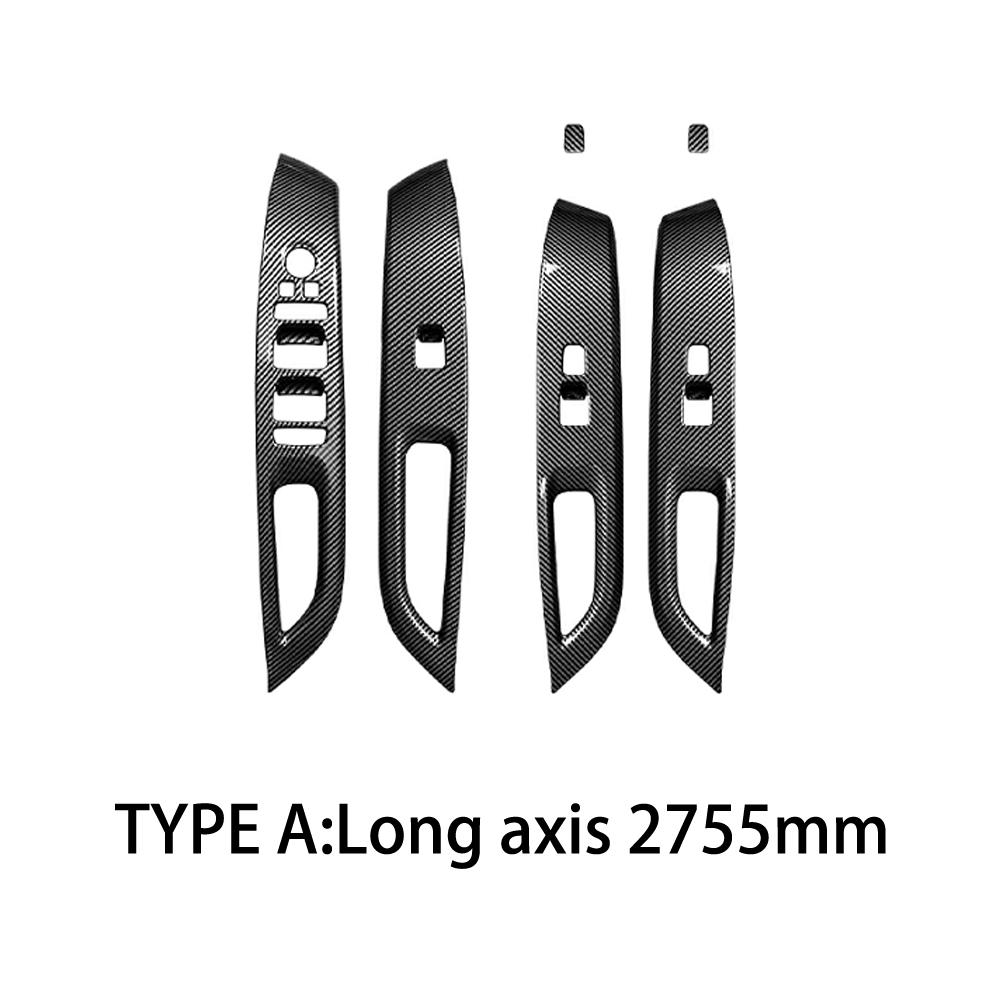 For Hyundai Tucson NX4 2026-2026 Carbon Fiber Window Button Cover Dashboard Central Console Trim Rearview Mirror Accessories
