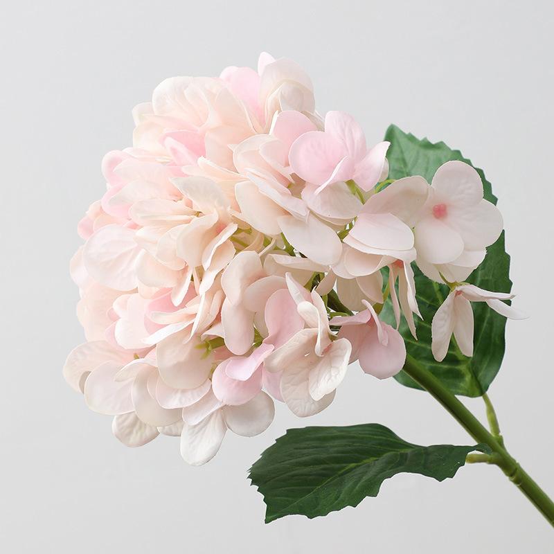 Feel moisturizing simulated hydrangea, home living room decorative flower bonsai decoration, fake flower