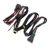 Relay Fog Lamps Socket Wire Connector 40A Heat Proof Waterproofing H11 Fog Light Relay Wiring Harness with Switch