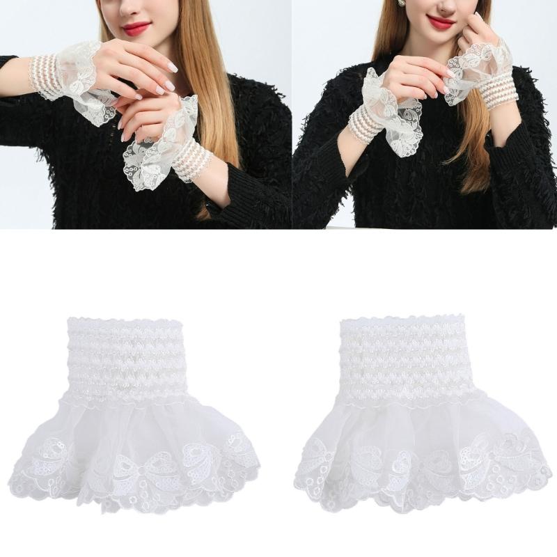 Detachable Fashionable Arm Cuffs Comfortable Stretch Fabric Perfect For Office Casual Outfits And Daily Use