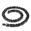 6/8/10mm Wide Hip Hop Punk Chain Necklace for Men Women Stainless Steel Chunky Choker Heavy Link Jewelry Polished Charm Gift