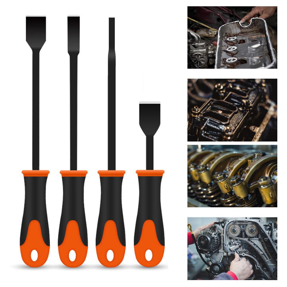 1/4Pcs Automotive Gasket Scraper With Blade Heavy Duty For Gasket Removal Tool Car Cylinder Cleaning Tools