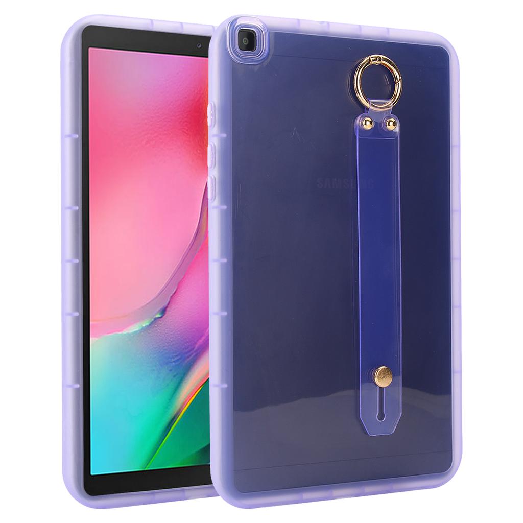For Samsung Galaxy Tab A 8.0 (2019) SM-T290 (Wi-Fi)/SM-T295 (LTE) Case Shockproof TPU Tablet Cover with Wristband