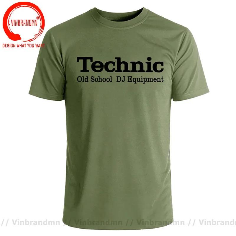New Summer Classic T Shirt Technics Old School Dj Equipunisext Tshirts Graphic Clothing Short Sleeves Tshirt Cotton Tops Tee Shirt