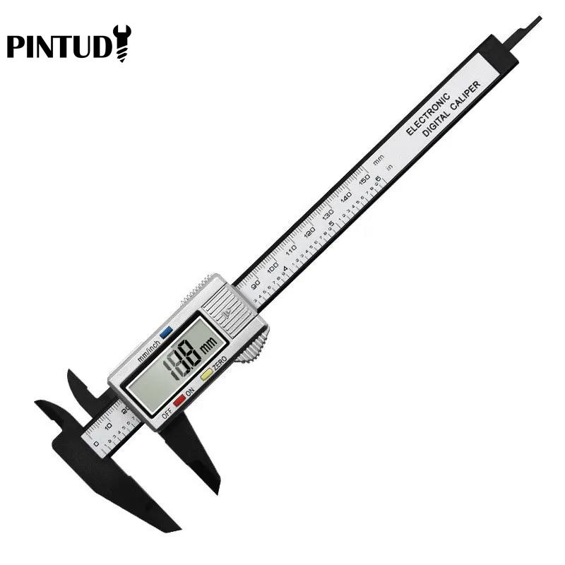 1PC Plastic Vernier Caliper Digital Display Caliper Mini Text Play Caliper Student Vernier Ruler 0 to 150mm Measuring Tool