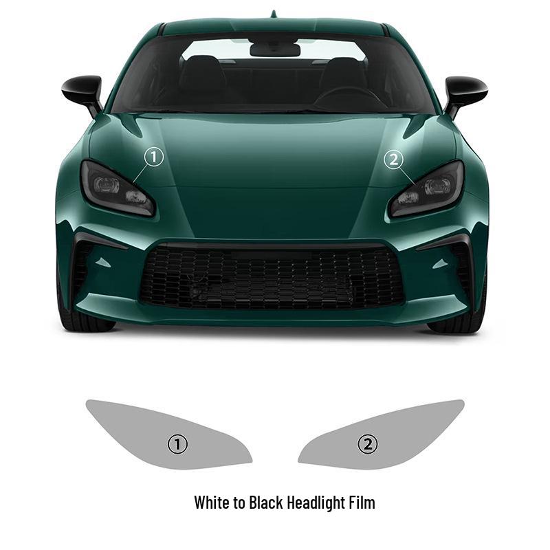 

Защитная пленка из ТПУ с изменяющим цвет для Toyota GR86: Прозрачный, Управляемый светом, От белого до фиолетового/черного. White to Purple, White to Black Protective Film