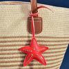 Keychain Pendant Hand-Stitched Rivets Imitation Leather Star Shape Lightweight Bag Charm Keys Suitcases Accessory