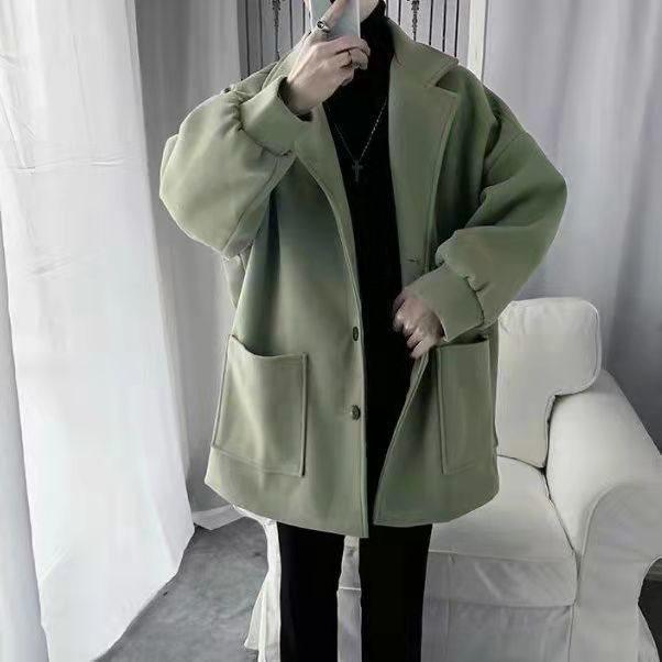 

Мужской повседневный костюм в корейском стиле: Осенне-зимний бархатный утолщенный комплект из четырех предметов M