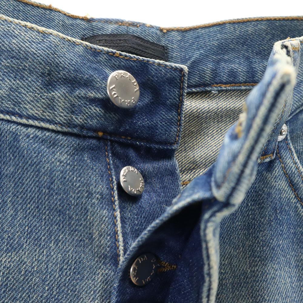 PRADA Made in Romania Button fly Denim pants w31 blue Men's Used