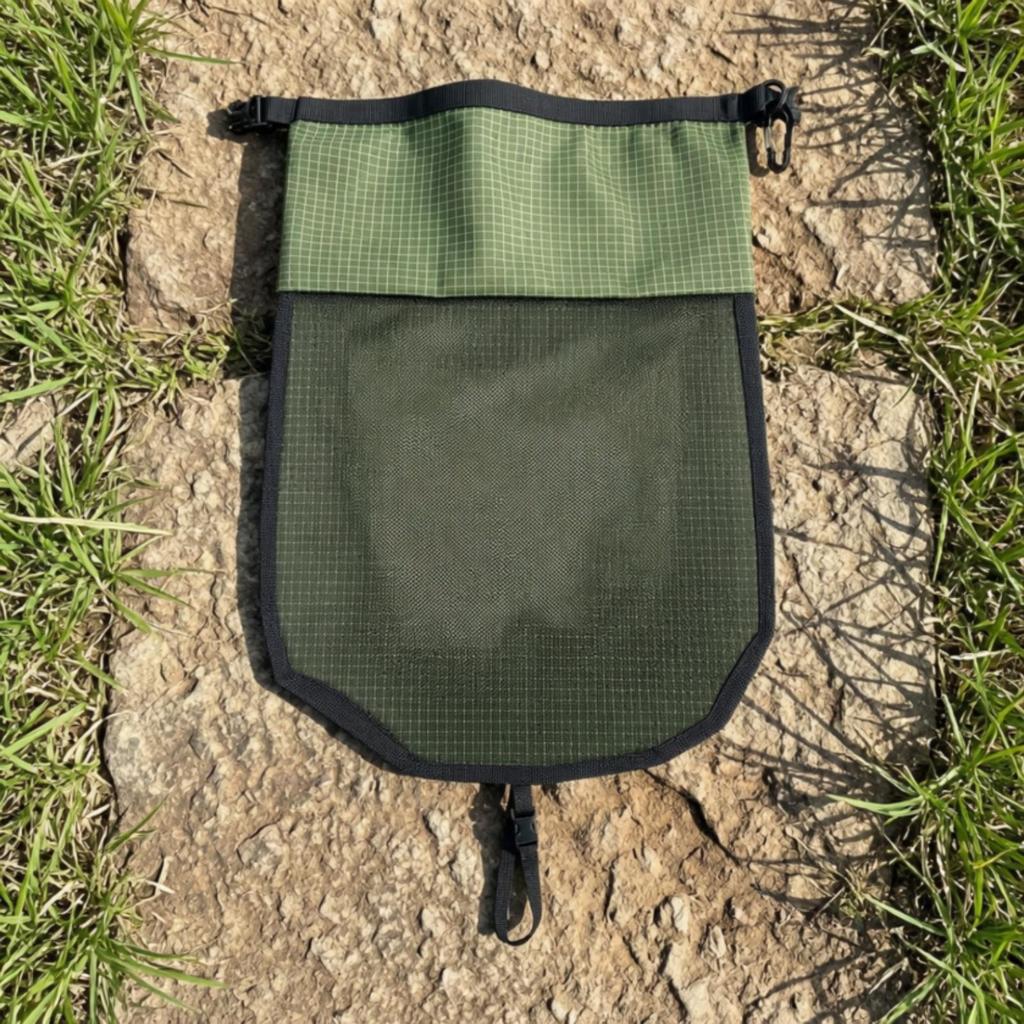 Backpack-Mounted Shoe Carrier Convenient to Carry Attach-on Footwear Pouch with