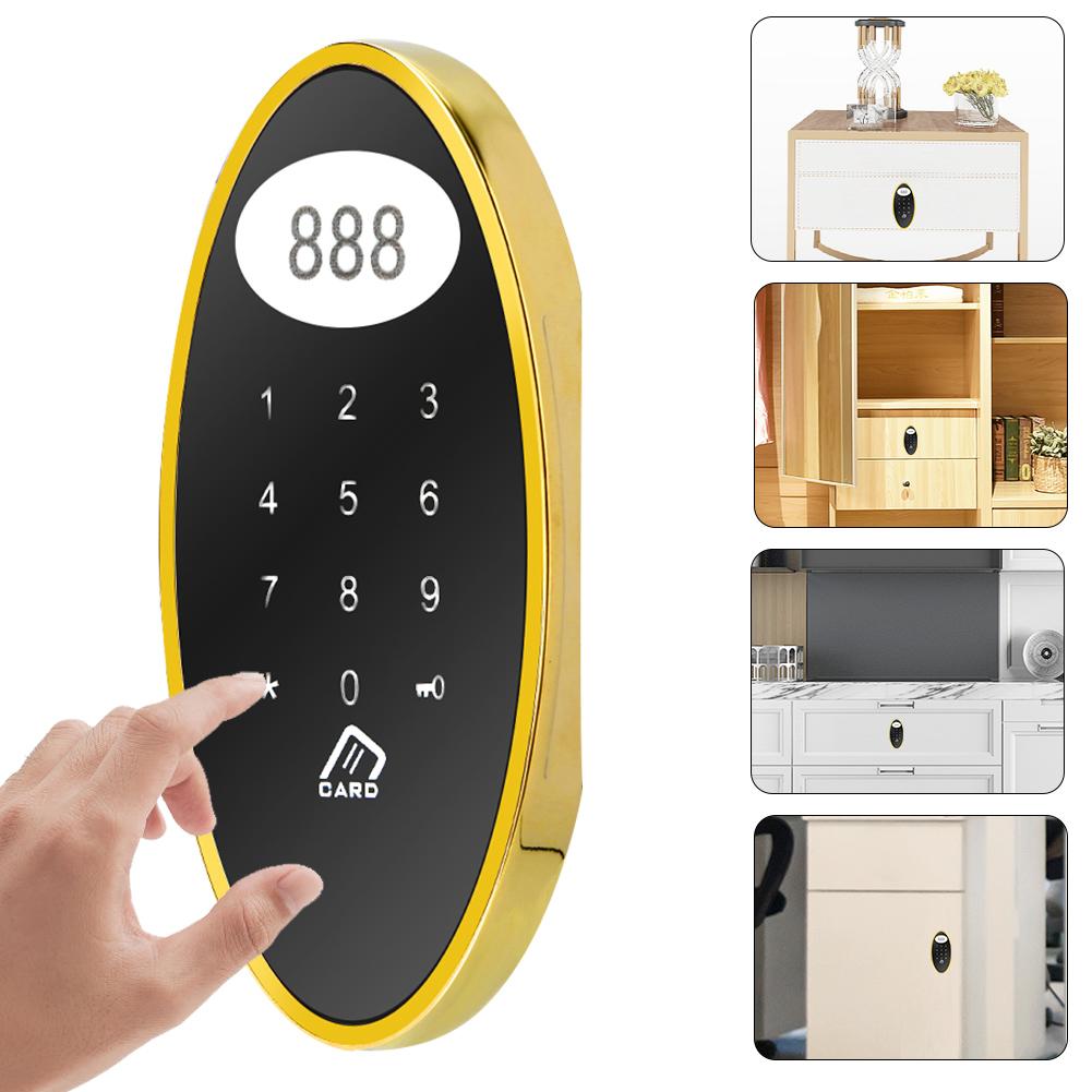 Keyless Touch Keypad Password RFID Card Key Metal Digital Electronic Sauna Cabinet Lock