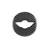 Real Carbon Fiber Auto Steering Wheel Logo Decorative Sticker For BM Cooper F55 F56 F60 Car Interior Modification Accessories