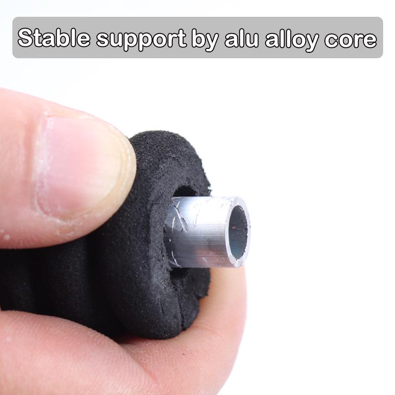 1pc Carp Fishing Tool Bent Feeder Rod Rest 26cm/36cm With 3/8″ BSF Alu Alloy Ripple EVA To Protect Feeder Fishing Rod Accessories