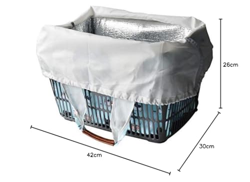 Ceramic Ai Nyanya Shopping Basket Bag, Piano, 23080, Approx. 42cm x 26cm x 30cm (excluding handles), Handle: Approx. 30cm