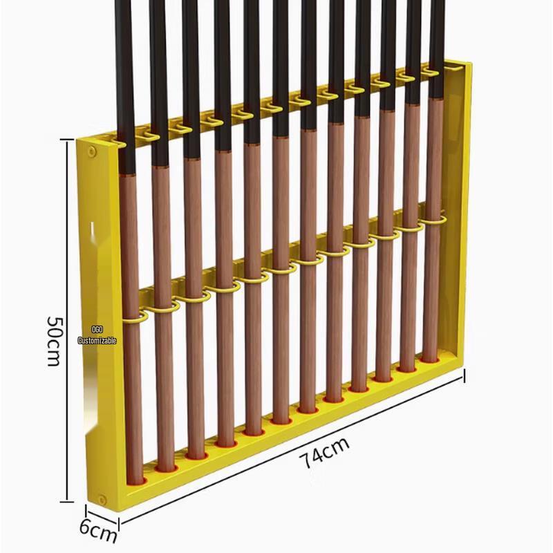 

Wall-Mounted Billiard Cue Rack