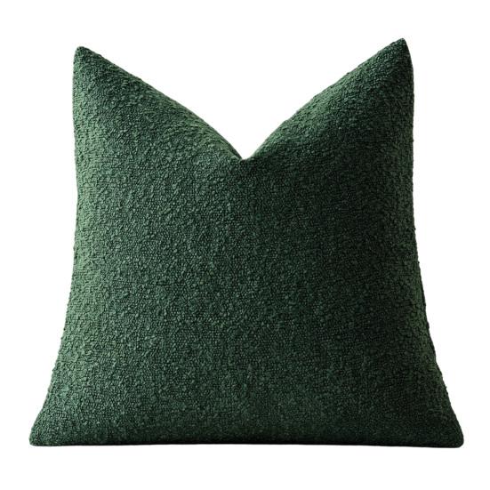 Textured Cushion Cover Boucle Cover, Cozy Throw Pillow Case, Decorative Solid Color for Sofa Couch Living Room Bedroom, 18 x Inch Cases