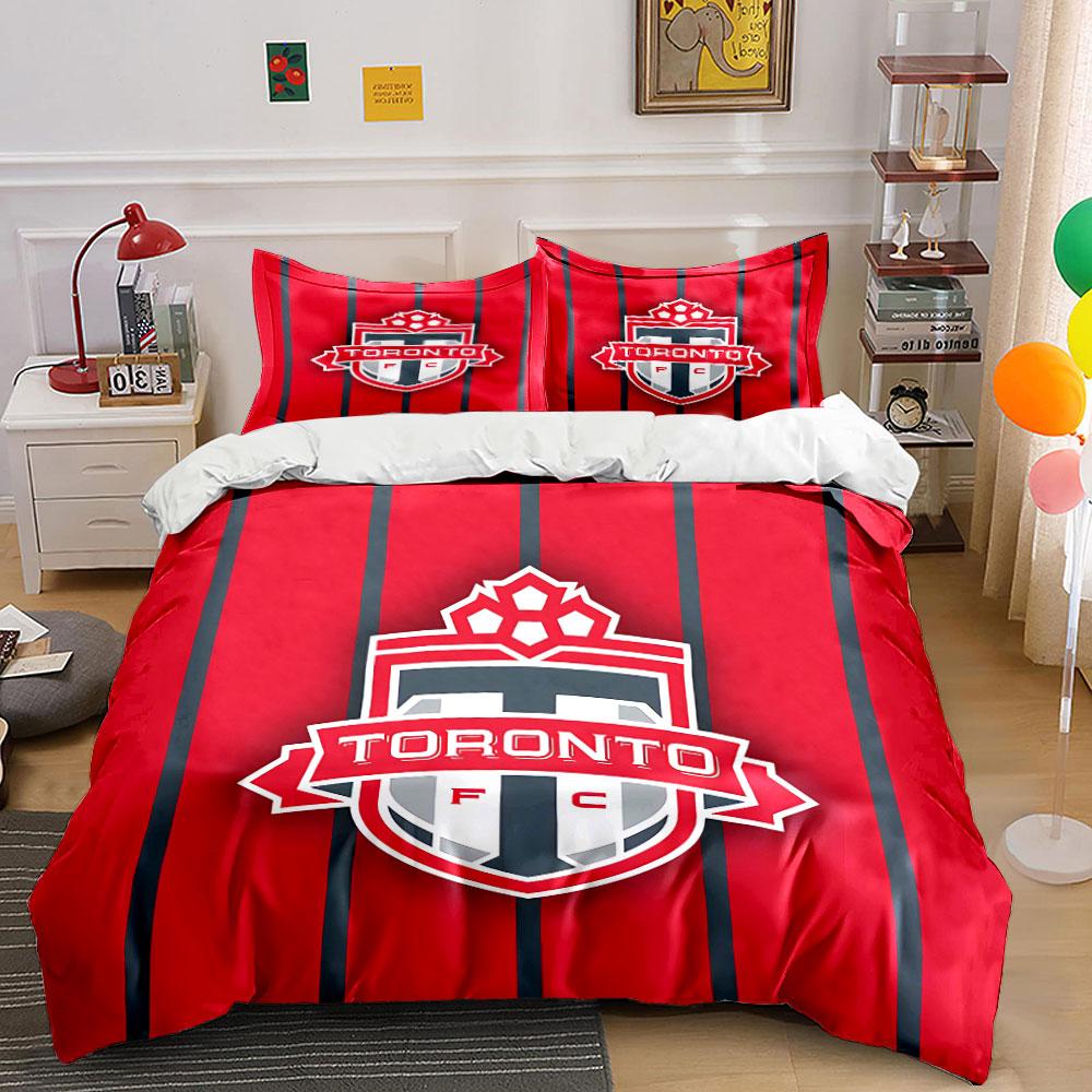 Red Toronto FC Logo Design Bedding