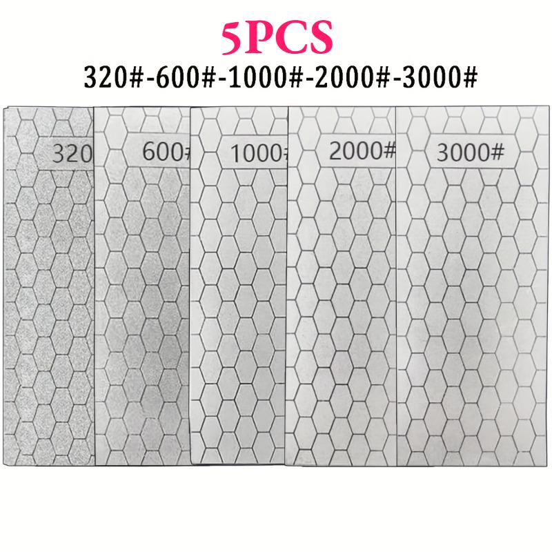

5pcs Diamond Grinding Stones with 320/600/1000/2000/3000 Grit for Stone/Metal Precision Grinding & Edging Professional & DIY Use