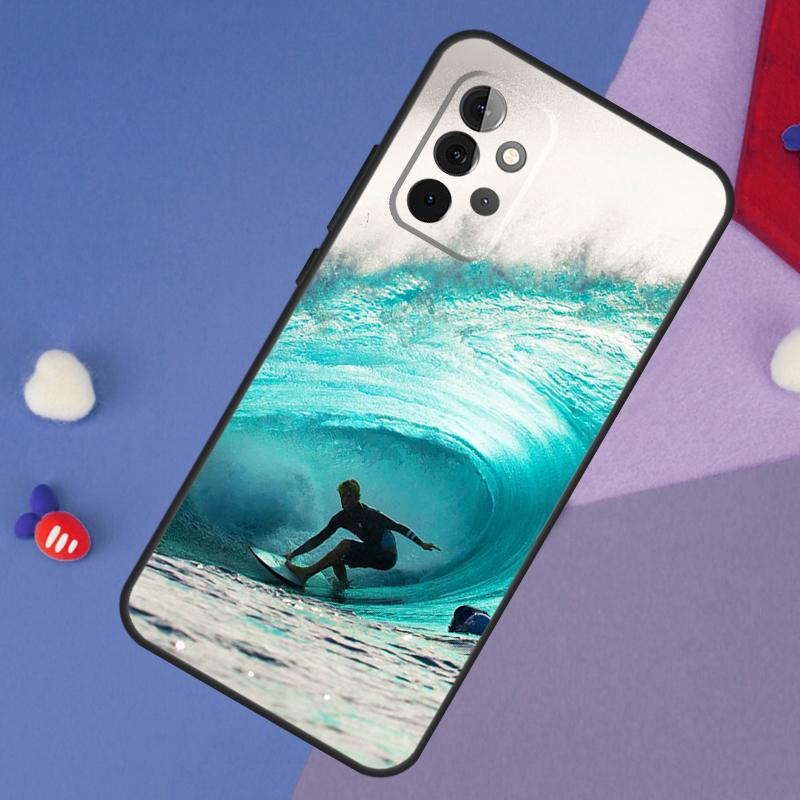 Surfer Surf Hang Loose Shak Case For Samsung Galaxy A13 A16 A26 A36 A56 A06 A55 A35 A15 A54 A34 A14 A53 A12 A22 A32 A52