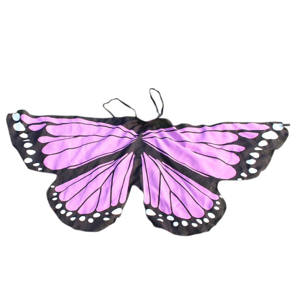 Children Printing Butterfly Wing Scarf Shawl Children's Day Gifts Wear on Back
