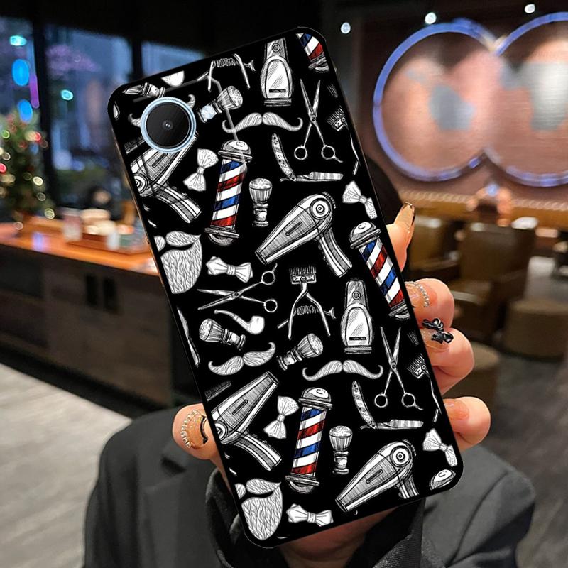 Barber Hair Stylist Case For Realme 12 Pro Plus 11 13 14 15 GT6 GT7 Pro C55 C51 C53 C25 C63 C61 C65 C67 C71 C75