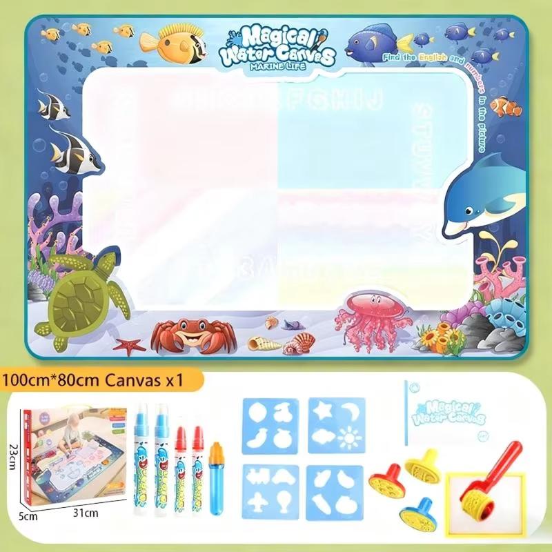 Übergroße magische Wassermalstifte Montessori-Spielzeug Lernmatte Schreiben Kinder Zeichnen Wiederholtes Graffiti-Malen Kinderspielzeug